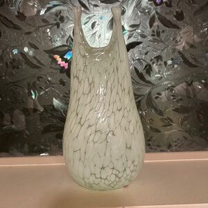 Elegant Hand Blown Glass Vase